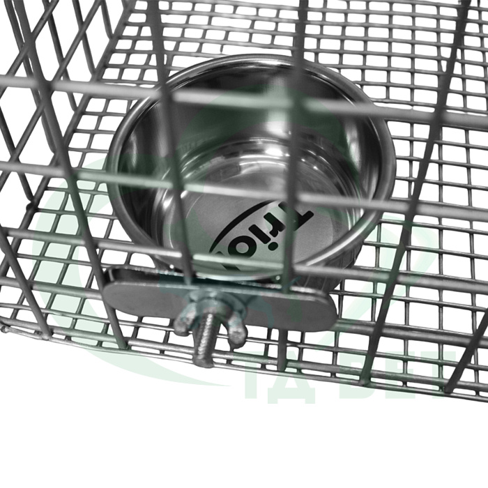 ТД ВЕТ Стеллаж с 15 подвесными клетками для лаб.кроликов 2000х500(650)х1720h