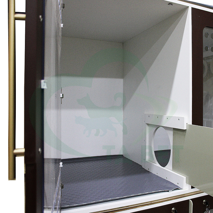 ТД ВЕТ Зоогостиница для животных из ЛДСП из 8 боксов 2900х960х1960h