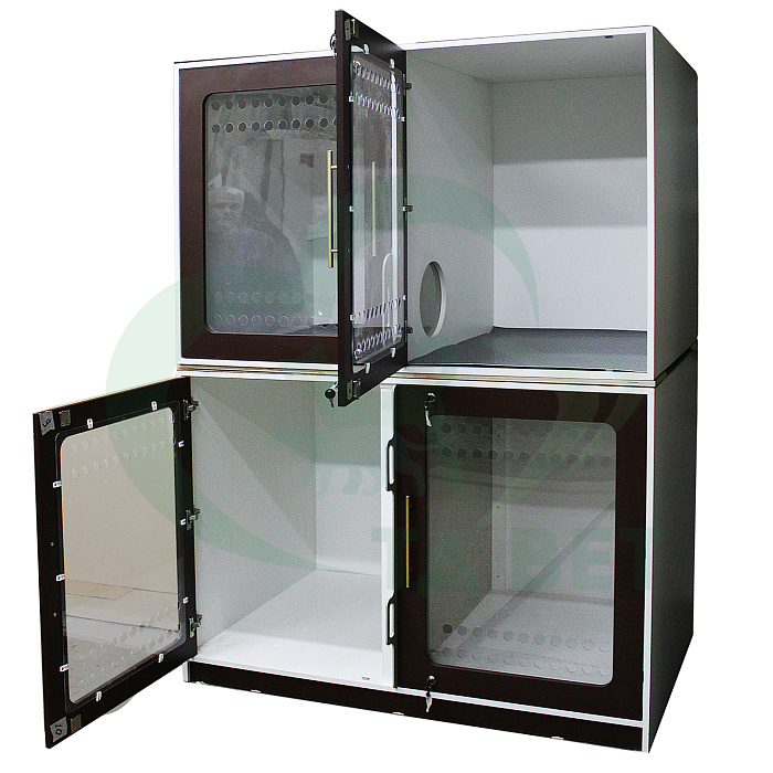 ТД ВЕТ Зоогостиница для животных из ЛДСП из 8 боксов 2900х960х1960h