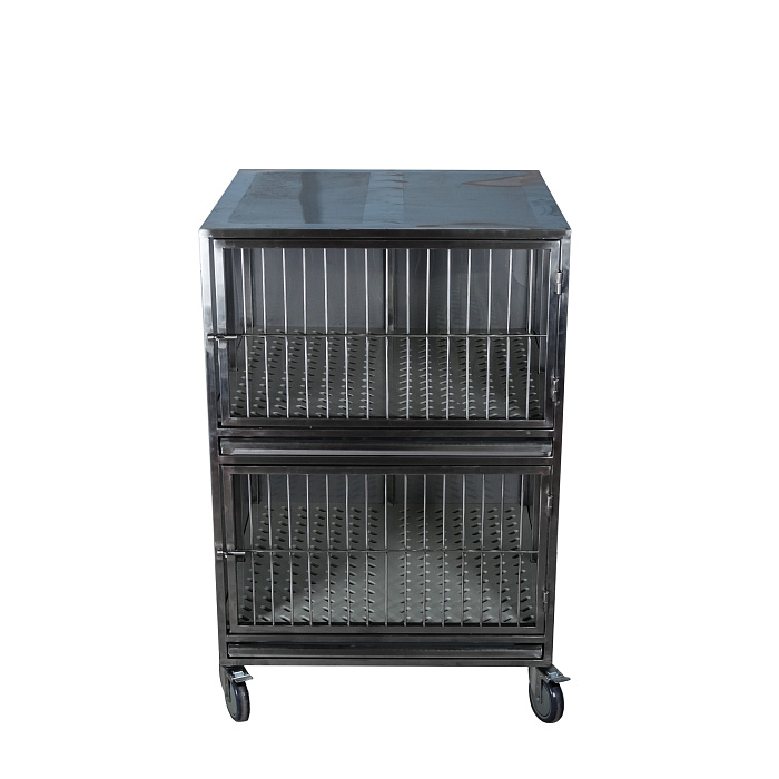 ТД ВЕТ Модуль клеток из нерж. стали, 2х ярусный из 2 клеток 1/1, 1200х750х1620(1770)h