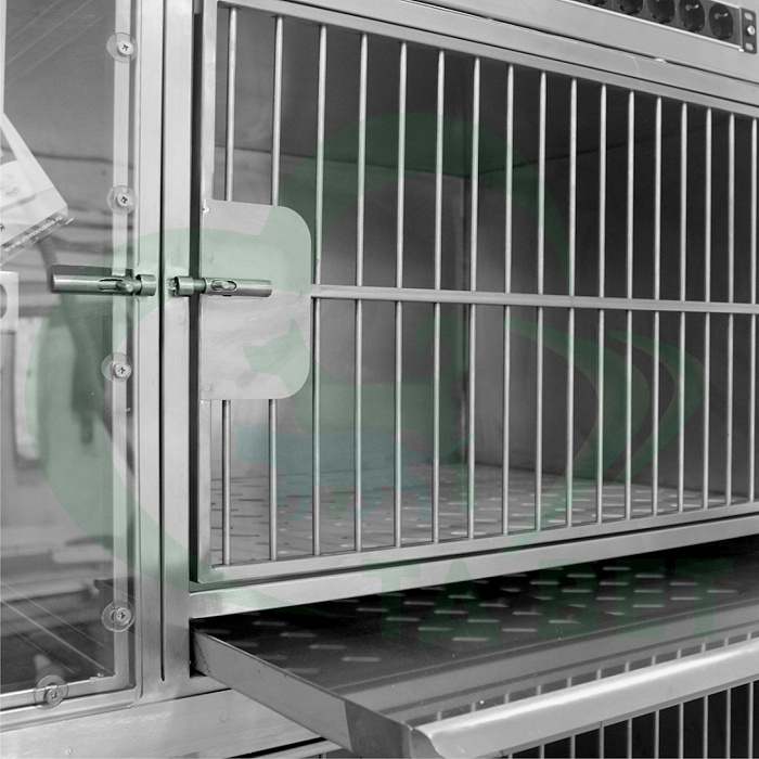 ТД ВЕТ Модуль из 6 клеток из нержавеющей стали 1500х700х1950(2110)мм