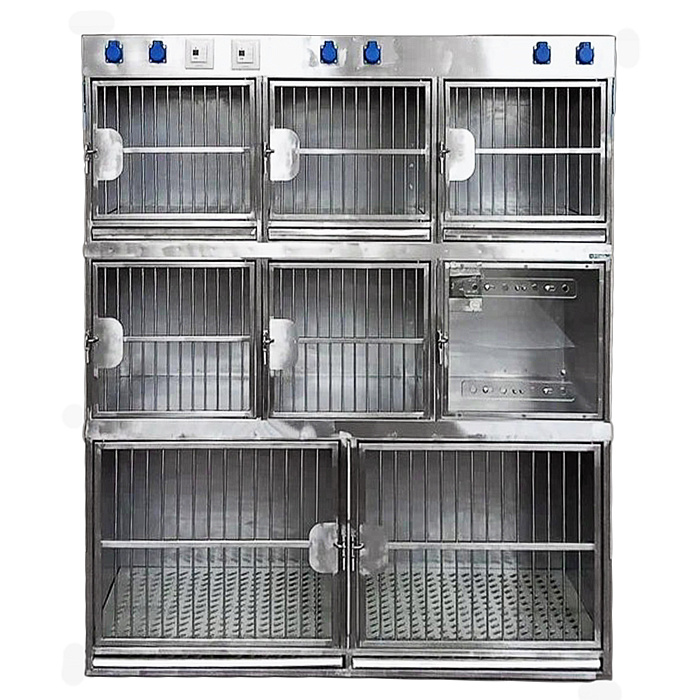 ТД ВЕТ Модуль из 8 клеток из нержавеющей стали 1540х600х1800(1900)h