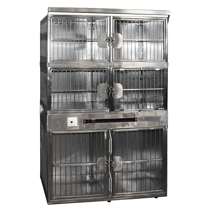 ТД ВЕТ Модуль из 6 клеток из нержавеющей стали разборный 1100х650х1840h