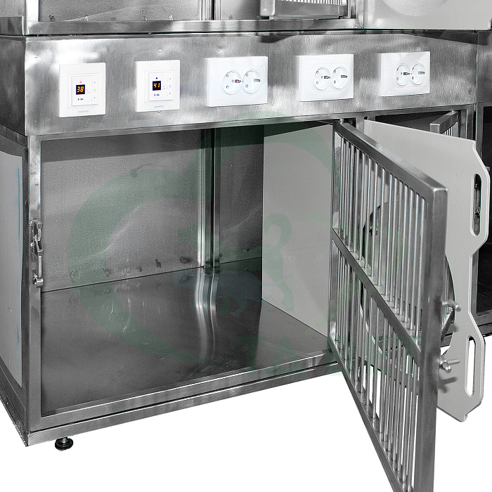 ТД ВЕТ Модуль из 6 клеток из нерж. стали 2000х700х1740(1760)h