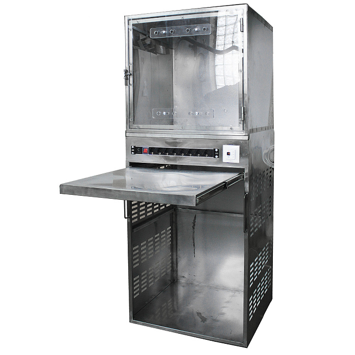 ТД ВЕТ Мобильная стойка для оксигенации с подогревом 670х620х1675(1835)h