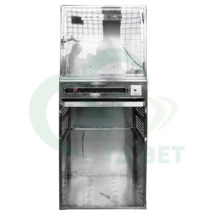 ТД ВЕТ Мобильная стойка для оксигенации с подогревом 670х620х1675(1835)h