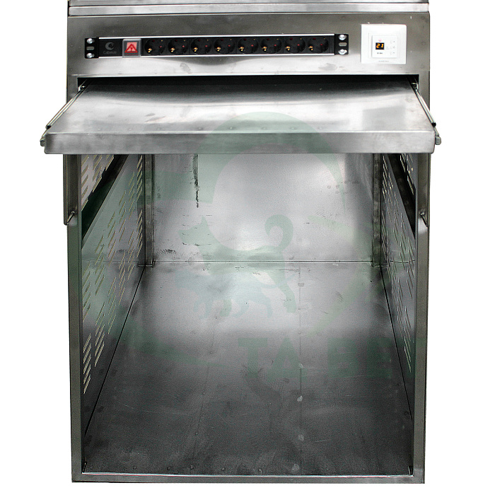 ТД ВЕТ Мобильная стойка для оксигенации с подогревом 670х620х1675(1835)h