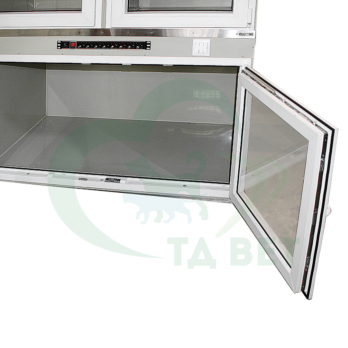 ТД ВЕТ Модуль из трех клеток для инфекционного стационара, 1470х900х1650(1810)h