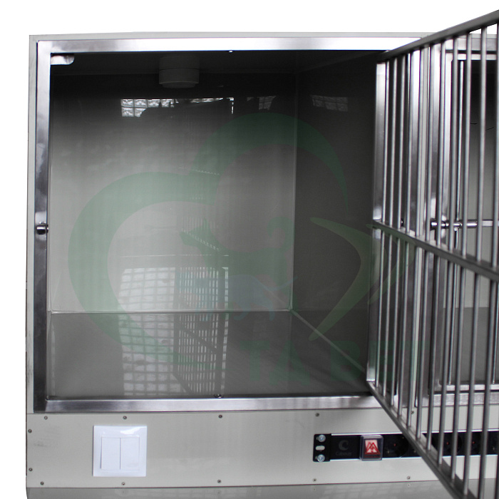 ТД ВЕТ Модуль из полипропилена из 5 клеток, разборный, с освещением 1800х600х1450(1750)h