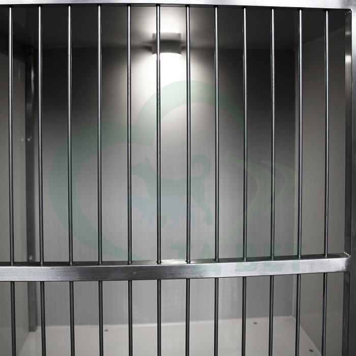 ТД ВЕТ Модуль из полипропилена из 5 клеток, разборный, с освещением 1800х600х1450(1750)h