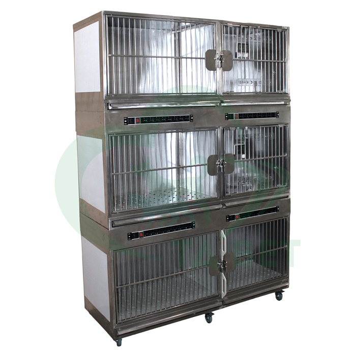 ТД ВЕТ Модуль из 6 клеток из нерж.стали 1480х550х2000(2100)h