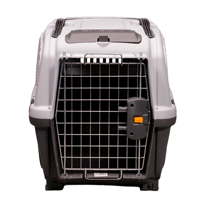 MPS переноска SKUDO 4  68х48х51h см с металлической дверцей с замком серая