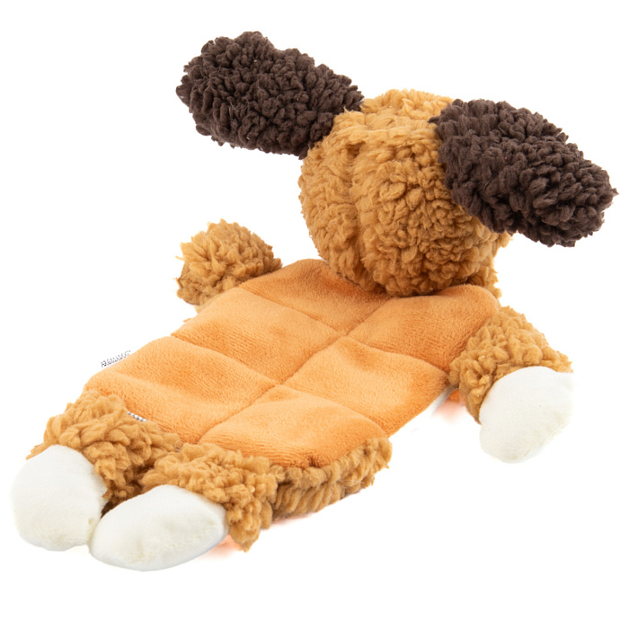 Игрушка AROMADOG Rescue для собак Собачка 33 см с 3 пищалками, рыжая