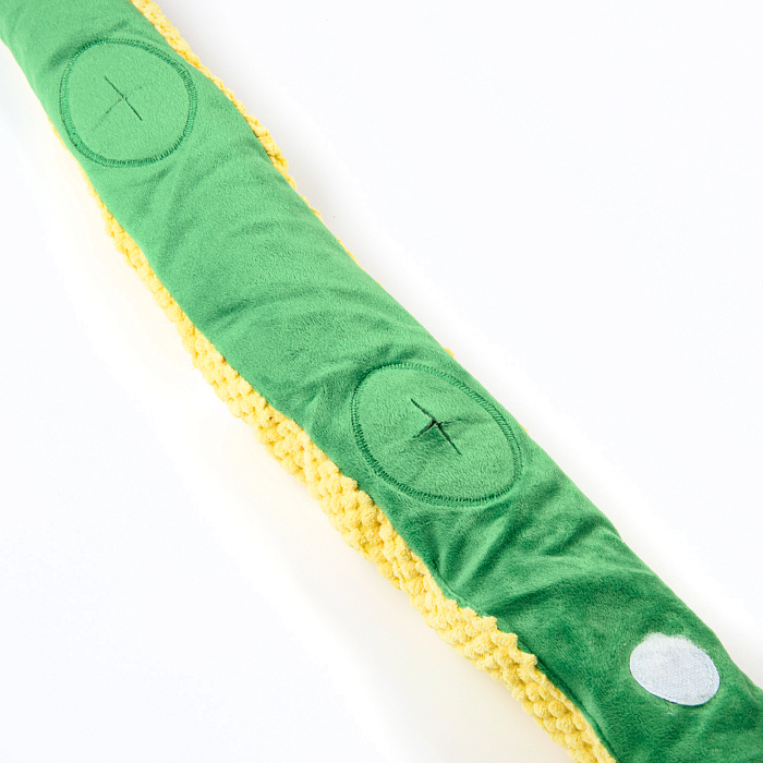 Игрушка Mr.Kranch для собак Змейка с карманами под лакомство 96 см желтая