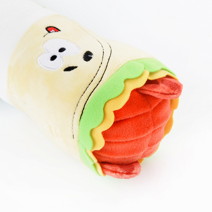 Игрушка Mr.Kranch для собак Шаурма плюшевая с канатиком и пищалкой 21 см СКИДКА 40%