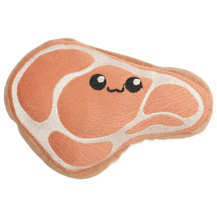 Игрушка Mr.Kranch для собак мелких и миниатюрных пород Стейк 14х9 см