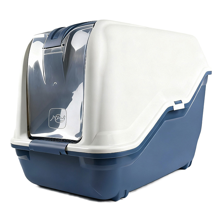Био-туалет MPS NETTA MAXI для крупных кошек, 66х49х50 см, тёмно-синий