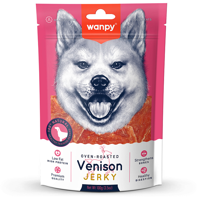 Wanpy Dog филе из оленины 100 г