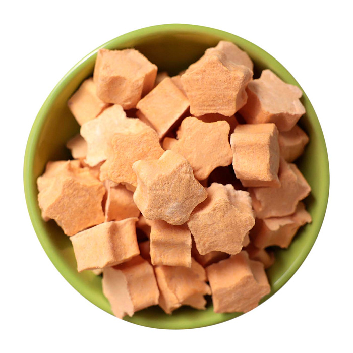 Лакомство Ranova для кошек сублимированное Звёздочка для зубов с курицей и морковью, 36 г