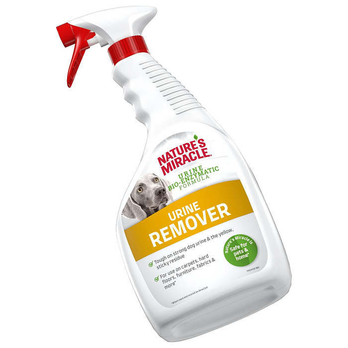 Уничтожитель пятен и запахов Nature's Miracle от мочи собак, спрей 946 мл