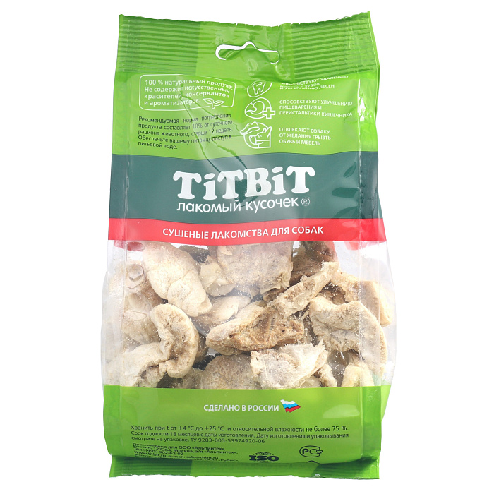 Лакомство TiTBiT Легкое говяжье для собак 21 г