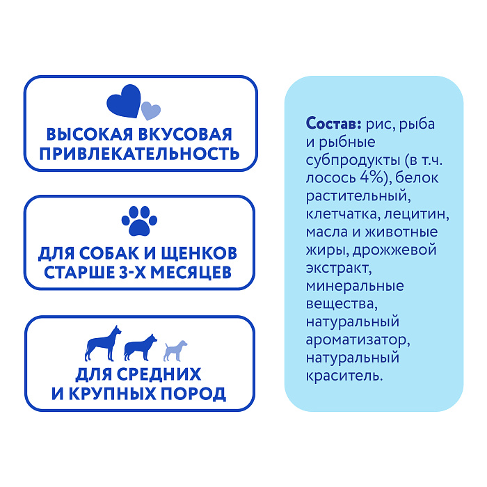 Лакомство Мнямс ДЕНТАЛ для собак "Зубной снек" с лососем 85г