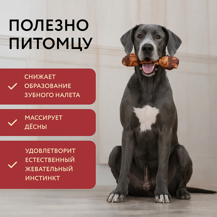 Лакомство Мнямс Деликатес Пармская косточка для собак размер XXL 120 г