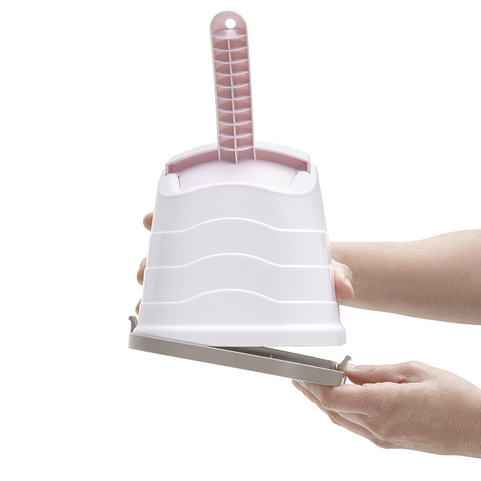 IMAC совочек для туалета на подставке ROMEO 28 см, нежно-розовый СКИДКА 40%