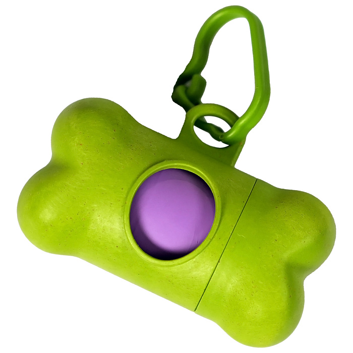 Биодиспенсер Mr.Kranch со сменным рулоном пакетов для выгула собак