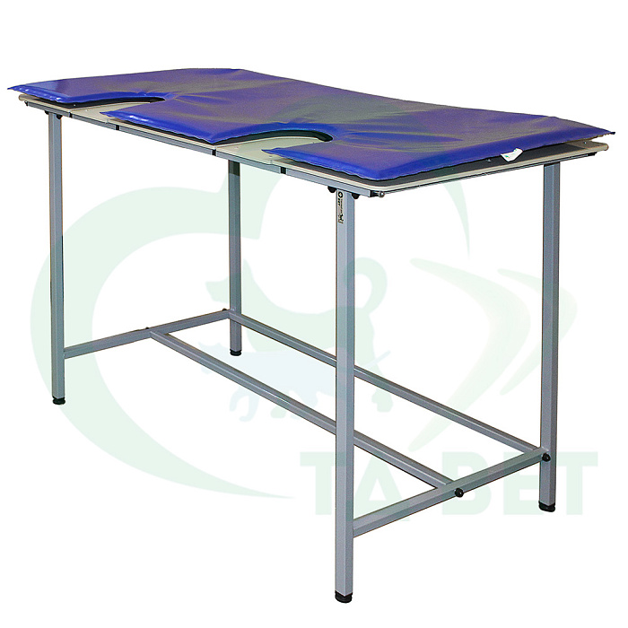 ТД ВЕТ Стол ветеринарный СВУ-29.2  для УЗИ и эхо процедур, 1320х720х900h (каркас серый)