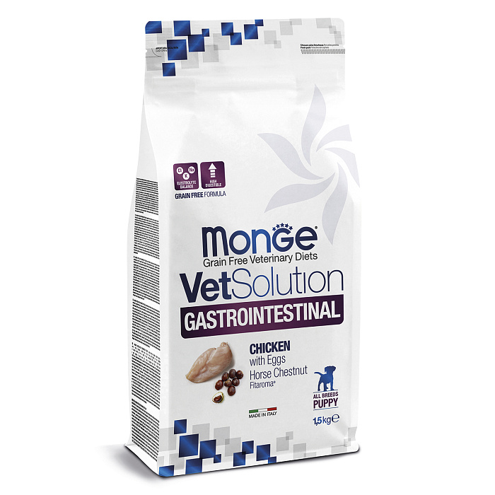 Диетический корм Monge VetSolution Dog Gastrointestinal Гастроинтестинал для щенков 1,5 кг