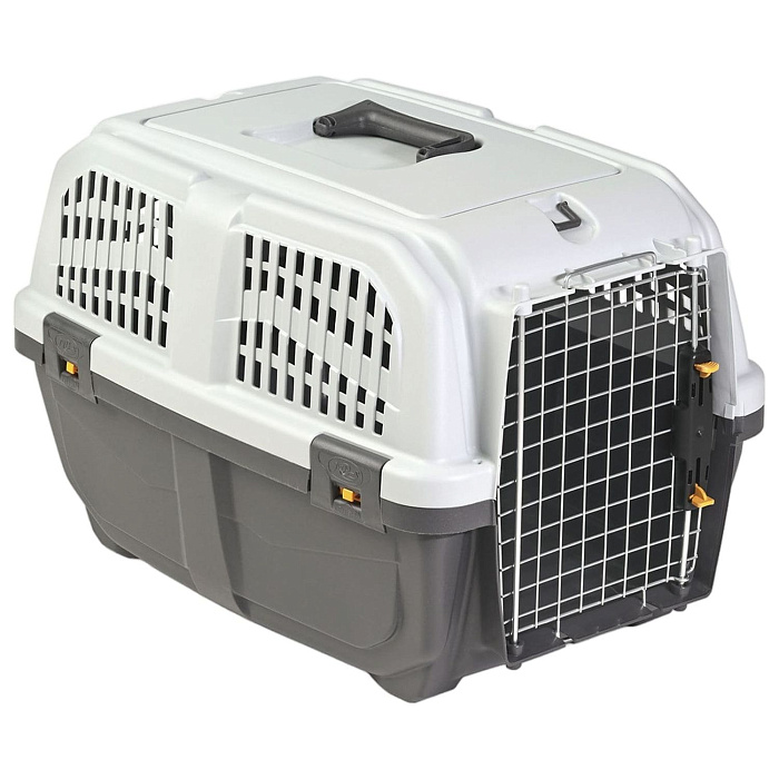 MPS переноска SKUDO 3  60х41х40h см с металлической дверцей с замком серая