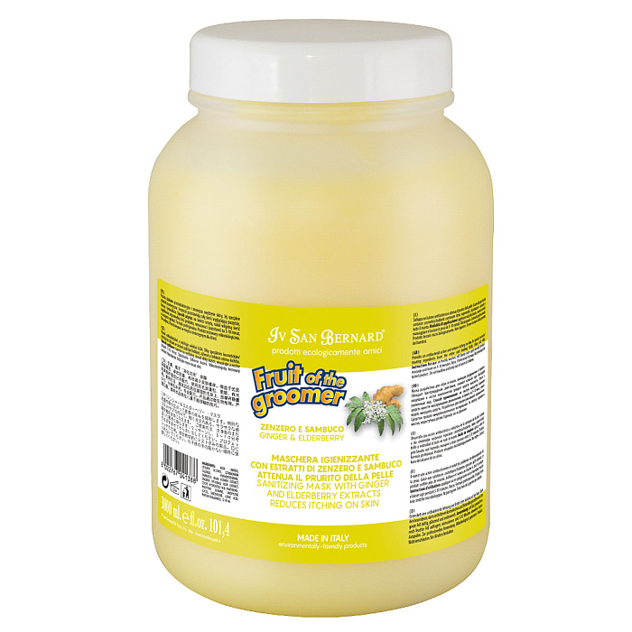 ISB Fruit of the Groomer Ginger&Elderbery Восстанавливающая маска с противовоспалительным эффектом 3 л