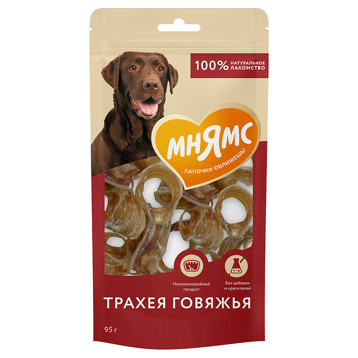 Лакомство Мнямс На каждый день для собак Трахея говяжья 95 г