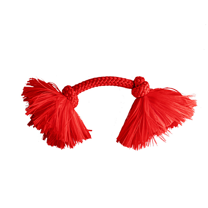 Playology жевательный канат DRI-TECH ROPE для собак мелких пород с ароматом говядины, маленький, цвет красный СКИДКА 50%