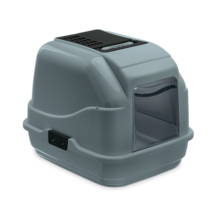 IMAC био-туалет для кошек EASY CAT 2ND LIFE 50х40х40h см, серый СКИДКА 40%