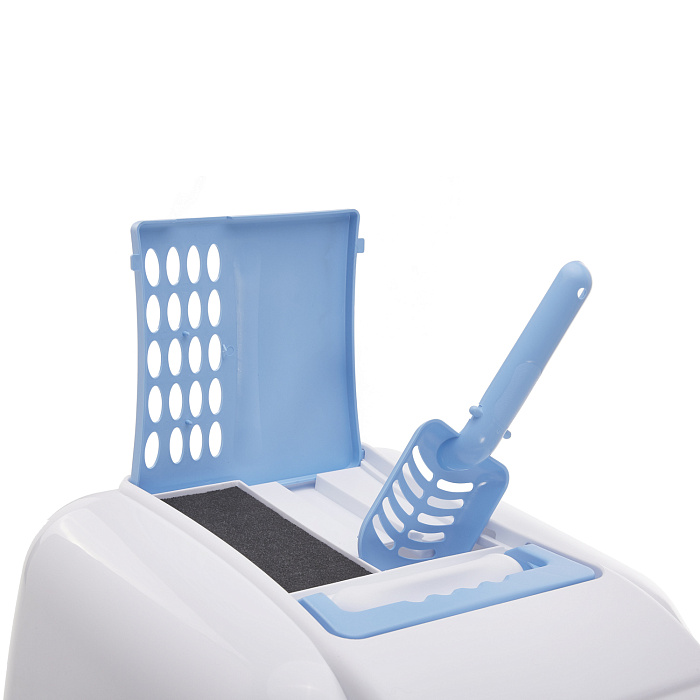 IMAC био-туалет для кошек EASY CAT 50х40х40h см, нежно-голубой СКИДКА 40%