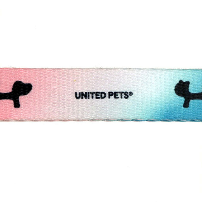 Поводок United Pets для собак Complete me 20 x 1400 mm, розово-голубой тай-дай СКИДКА 40%