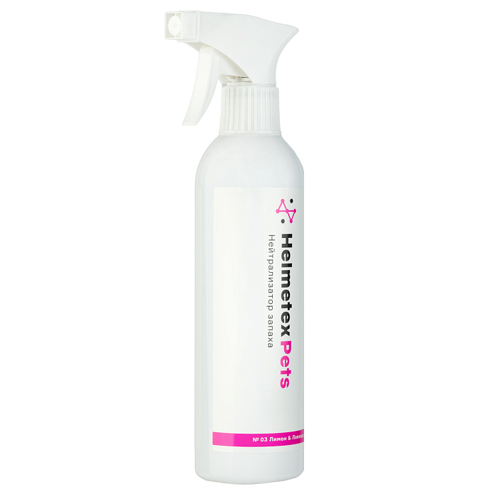 Helmetex Pets нейтрализатор запаха домашних животных с ароматом Лимон&Лаванда 400 мл СКИДКА 40%