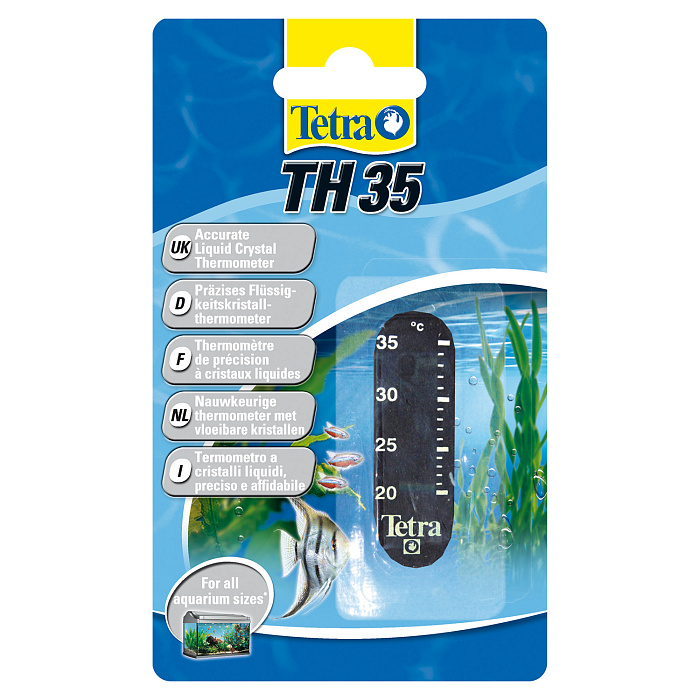 Tetra TH 35 термометр (наклеивается на стекло) от 20-35°С СКИДКА 50%