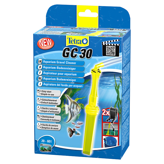 Tetra GC 30 грунтоочиститель (сифон) малый для аквариумов от 20-60 л СКИДКА 50%
