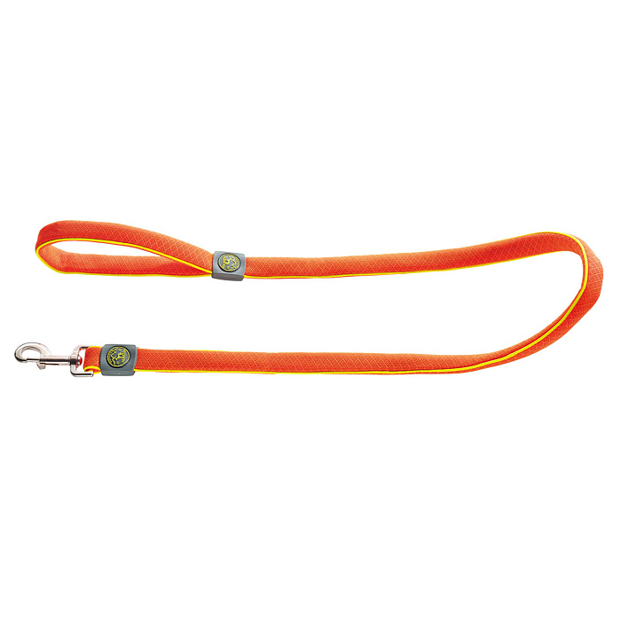 Hunter поводок для собак Maui 25/120 сетчатый текстиль оранжевый СКИДКА 50%