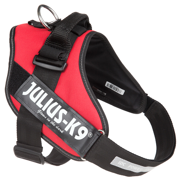 JULIUS-K9 шлейка для собак IDC®-Powerharness 0 (58-76см/ 14-25кг), красный СКИДКА 50%