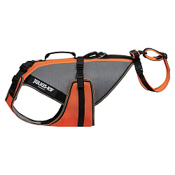 JULIUS-K9 жилет для собак 4 в 1 JK9®Multivest M (53-75 см, длина 44 см, 13-24 кг), оранжевый СКИДКА 50%