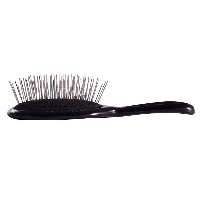 1 All Systems Pin brush small щетка черная овальная маленькая с пластиковой ручкой зубцы 27 мм СКИДКА 80%