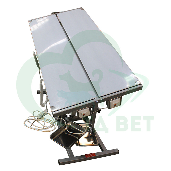 ТД ВЕТ Стол ветеринарный универсальный СВУ-30.1 с раздельным подогревом 1500х700х(900-1150h)