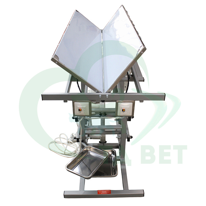 ТД ВЕТ Стол ветеринарный универсальный СВУ-30.1 с раздельным подогревом 1500х700х(900-1150h)