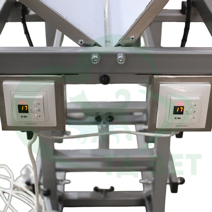 ТД ВЕТ Стол ветеринарный универсальный СВУ-30.1 с раздельным подогревом 1500х700х(900-1150h)