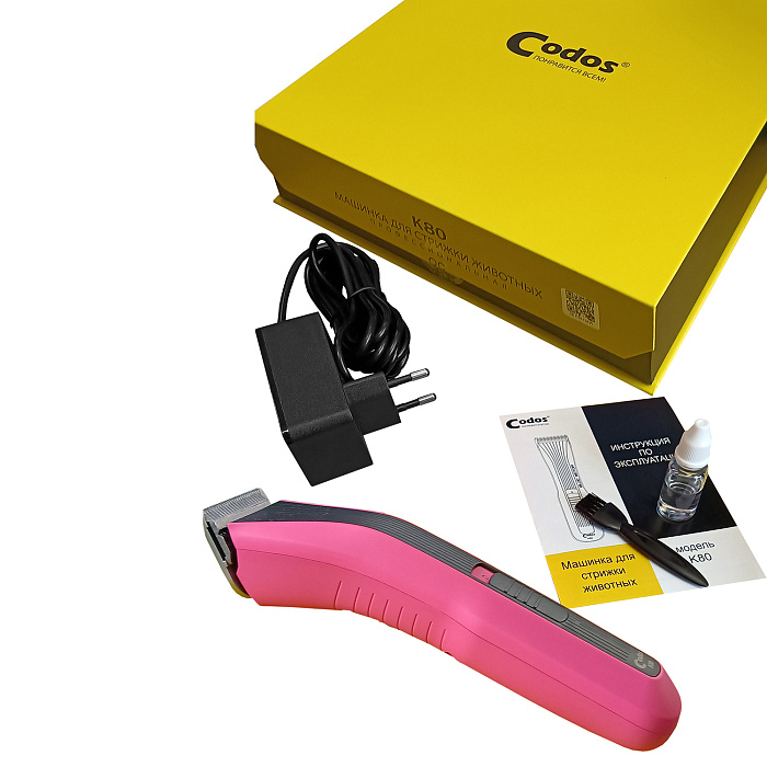 CODOS Машинка для стрижки K80 Фуксия