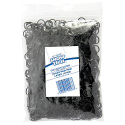 SHOW TECH латексные резинки 9 мм черные 1000 шт